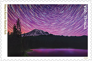 Mount Rainier National Park stamp