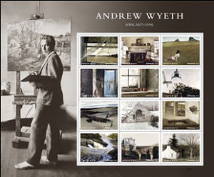 Artist Andrew Wyeths 100th Birthday Commemorated Through Forever Stamps